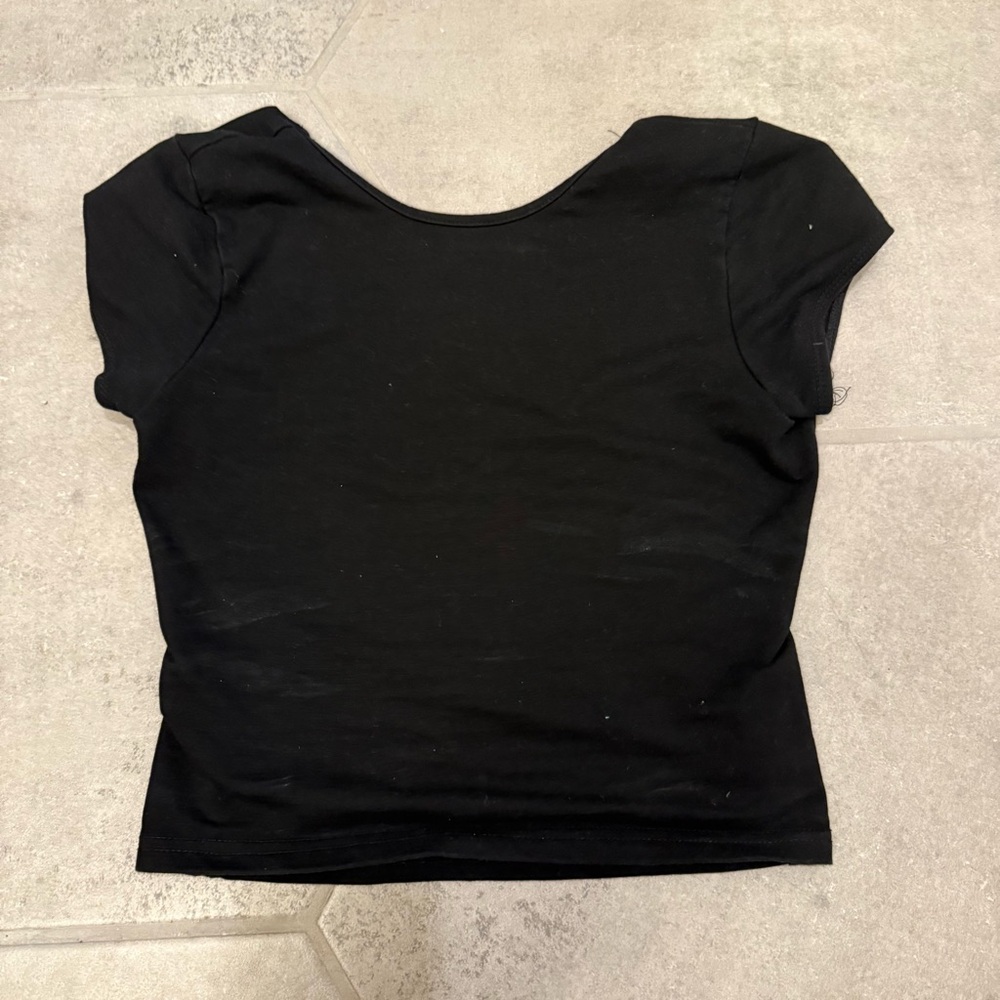 Edikted Backless Black T Shirt